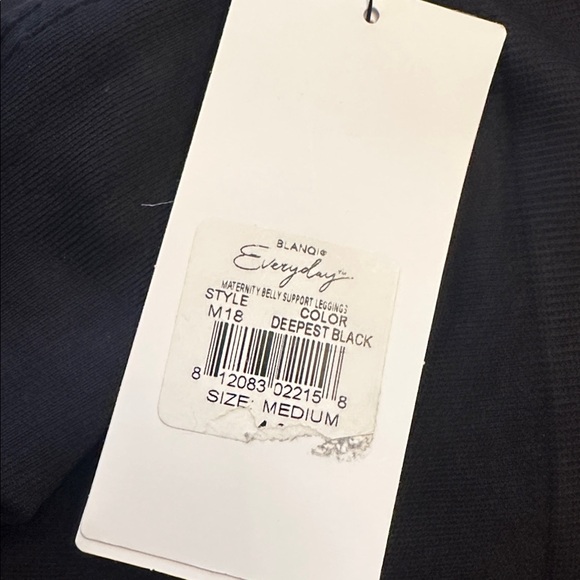 BLANQI Women’s Everyday Maternity Belly Support Leggings Deepest Black Pregnancy - Picture 5 of 7